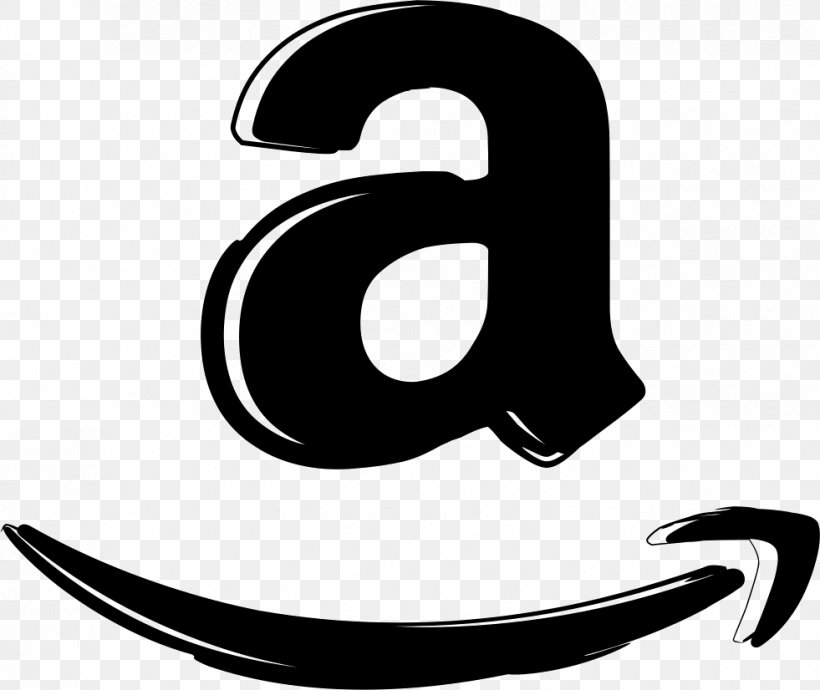 Amazon.com Iron-on Symbol, PNG, 981x826px, Amazoncom, Black And White, Brand, Ironon, Logo Download Free