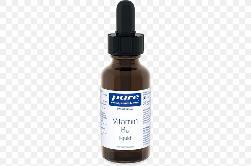 Dietary Supplement Nutrient Vitamin B-12 Pure Encapsulations B12 Liquid, PNG, 460x545px, Dietary Supplement, B Vitamins, Health, Liquid, Methylcobalamin Download Free