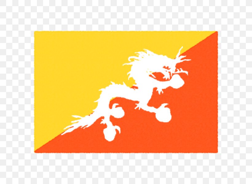 Flag Of Bhutan Vector Graphics Image, PNG, 600x600px, Bhutan, Country, Fictional Character, Flag, Flag Of Bhutan Download Free