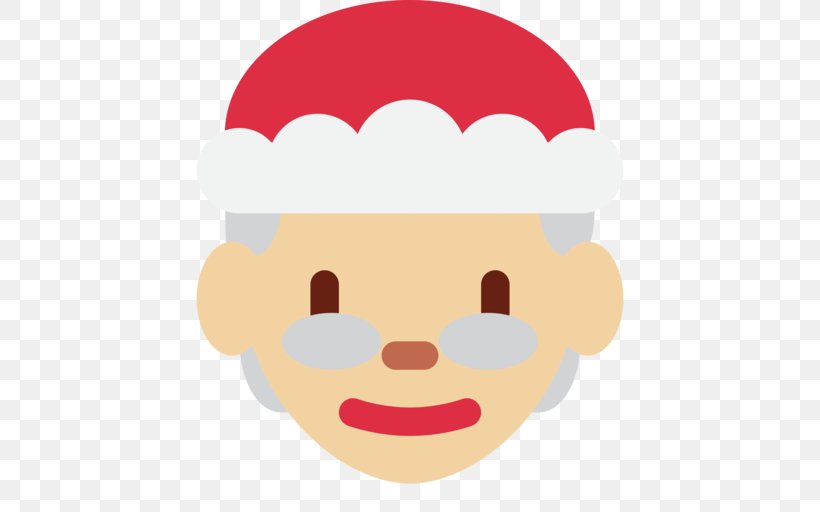 Human Skin Color Santa Claus Mrs. Claus Rudolph Light Skin, PNG, 512x512px, Human Skin Color, Cheek, Christmas, Dark Skin, Emojipedia Download Free