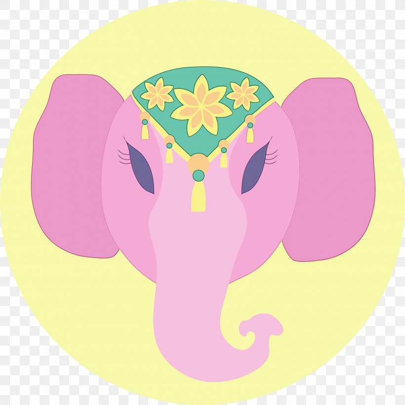 Elephant, PNG, 3000x3000px, Happy Diwali, Character, Character Created By, Elephant, Paint Download Free