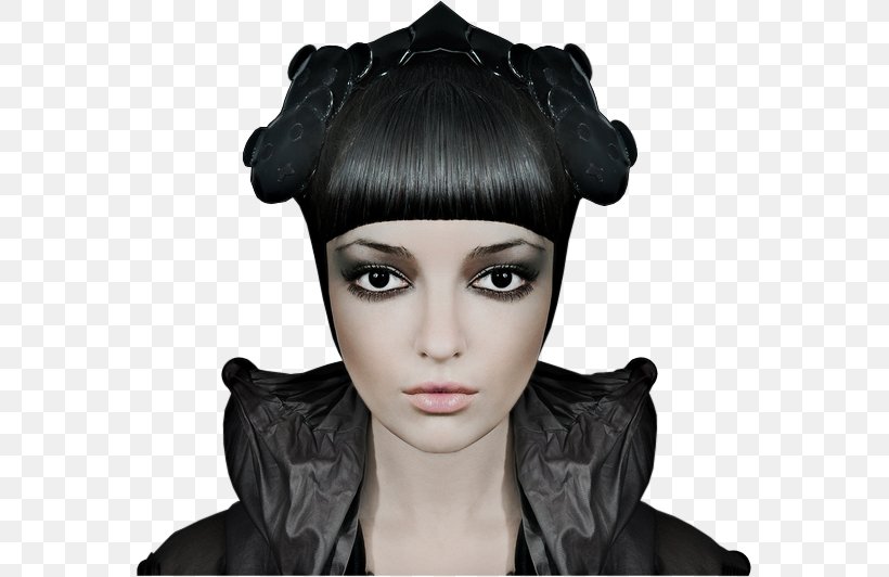 Kate Moss Black Hair Witch Jolie Sorcière Goth Subculture, PNG, 567x532px, Kate Moss, Bangs, Beauty, Black Hair, Brown Hair Download Free