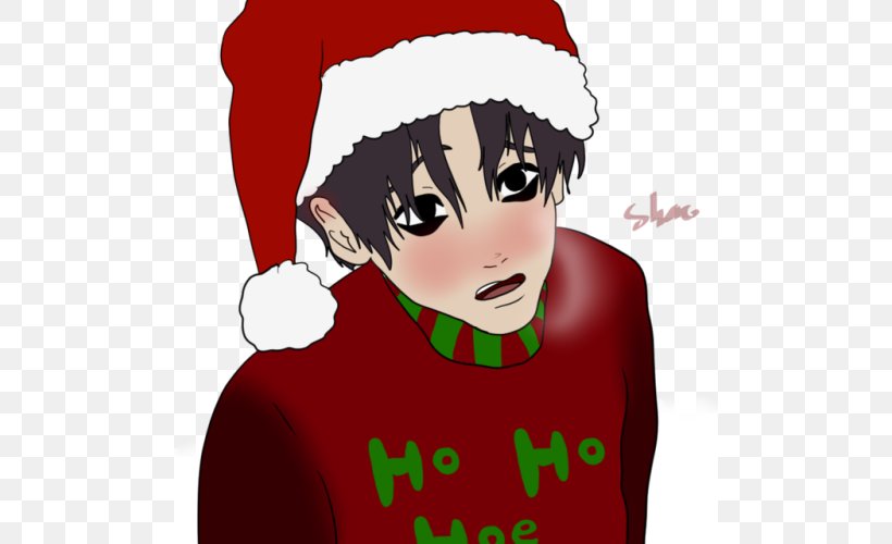 Killing Stalking Fan Art Christmas Elf, PNG, 500x500px, Watercolor, Cartoon, Flower, Frame, Heart Download Free