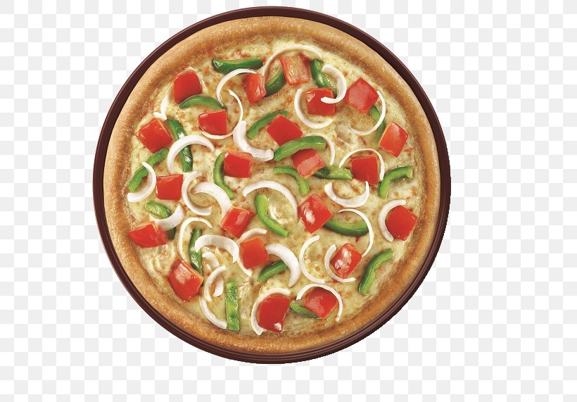 Pizza Margherita Vegetarian Cuisine Domino's Pizza Vegetable, PNG, 578x571px, Pizza, California Style Pizza, Cheese, Chicken As Food, Cuisine Download Free