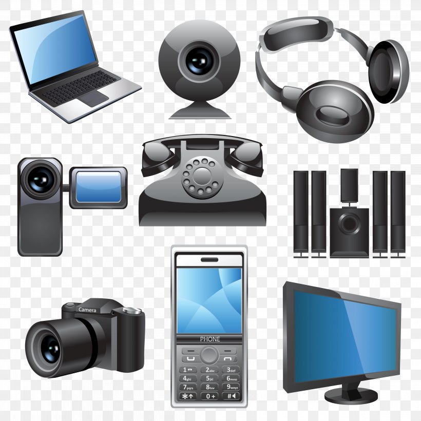 Technology Handheld Devices Clip Art, PNG, 4606x4606px, Technology, Communication, Computer Icon, Digital Media, Electronic Device Download Free