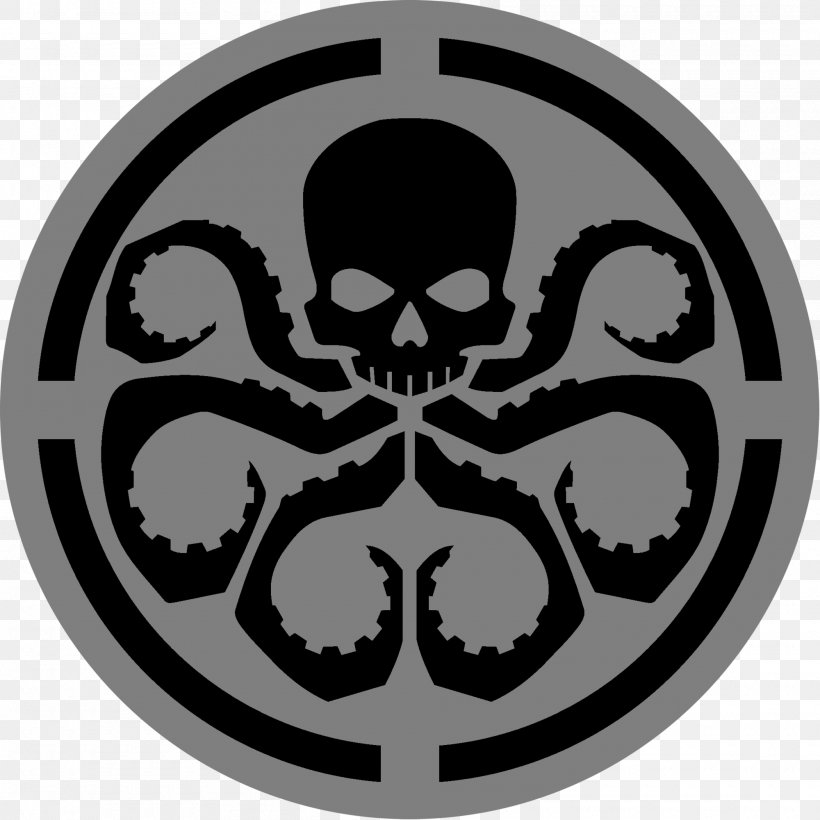 Captain America Red Skull Hydra Marvel Cinematic Universe Logo, PNG, 2000x2000px, Captain America, Agents Of Shield, Bone, Decal, Hydra Download Free