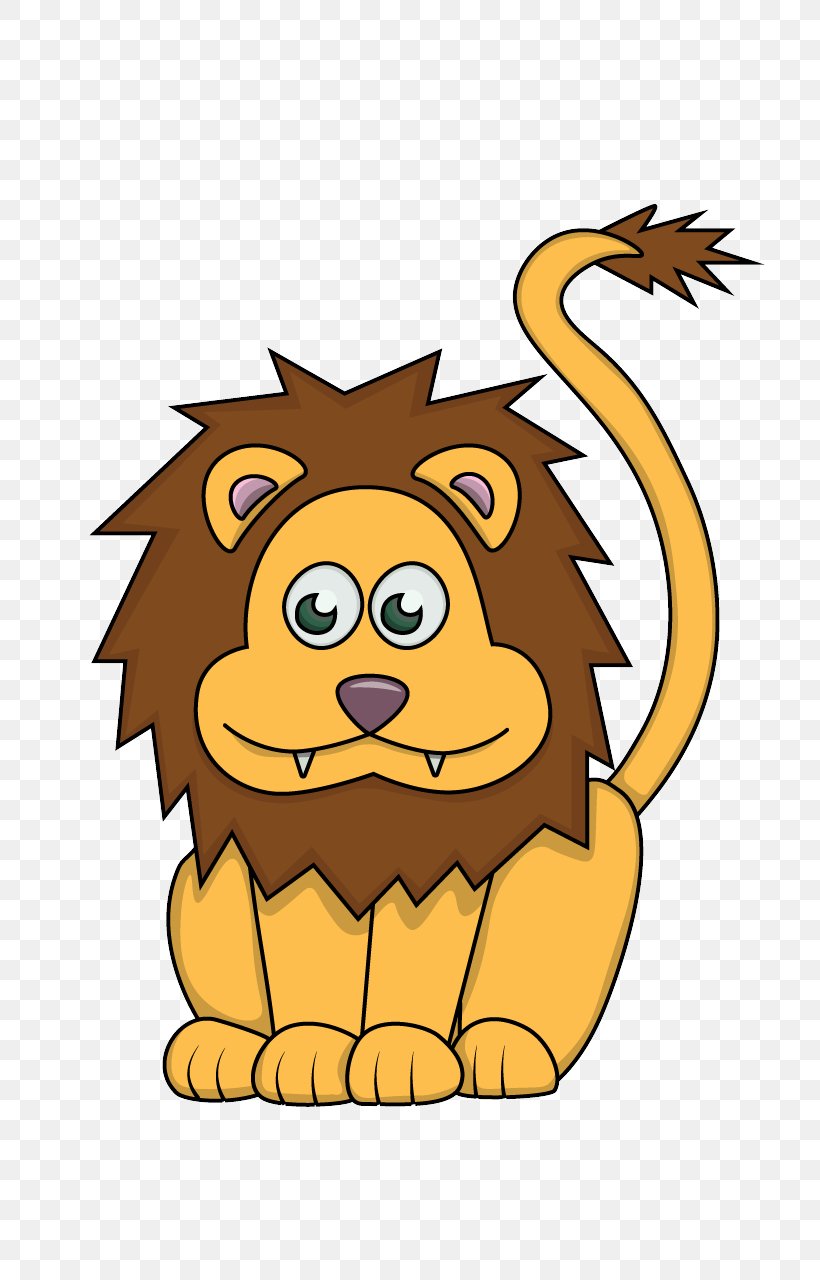 Cartoon Clip Art Lion Fictional Character Big Cats, PNG, 720x1280px, Cartoon, Big Cats, Fictional Character, Lion Download Free
