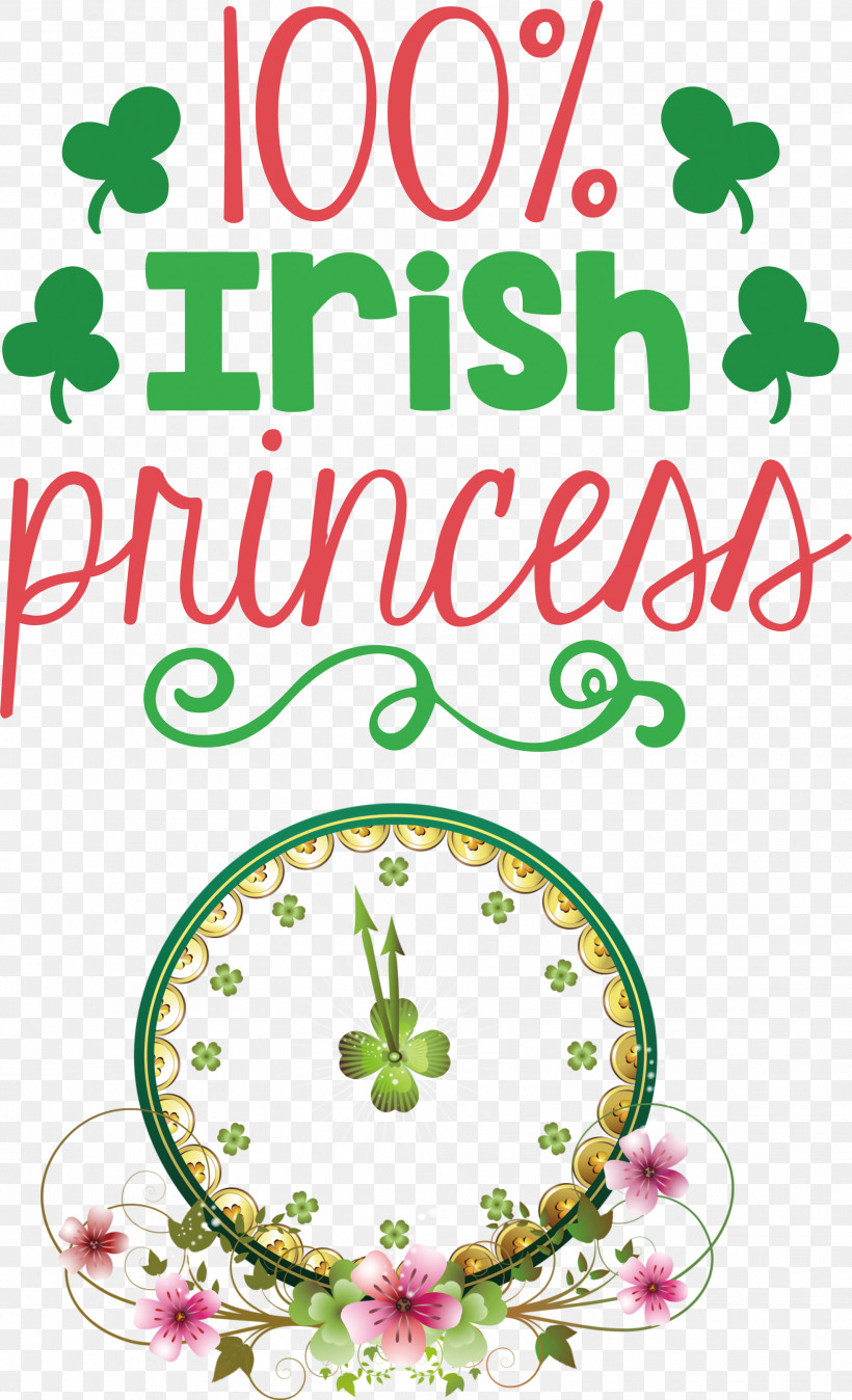 Irish Princess St Patricks Day Saint Patrick, PNG, 1966x3233px, Irish Princess, Floral Design, Flower, Leaf, Line Download Free