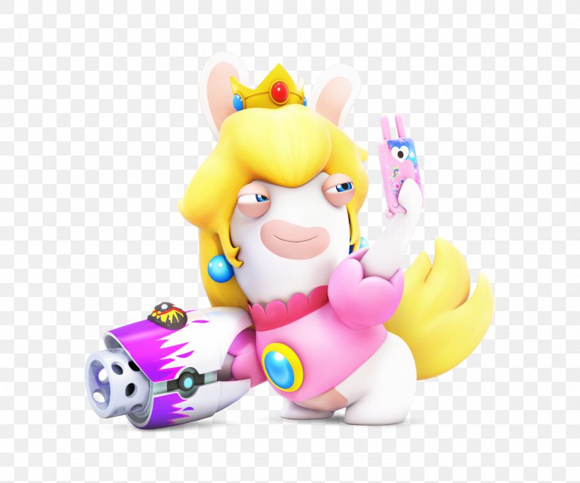 Mario + Rabbids Kingdom Battle Princess Peach Luigi Toad Mario & Yoshi, PNG, 1440x1200px, Mariorabbids Kingdom Battle, Baby Toys, Fictional Character, Figurine, Luigi Download Free