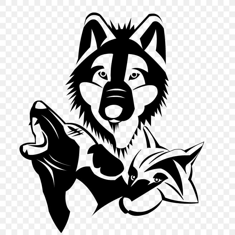 Gray Wolf Drawing Clip Art, PNG, 800x820px, Gray Wolf, Art, Black And White, Carnivoran, Cartoon Download Free