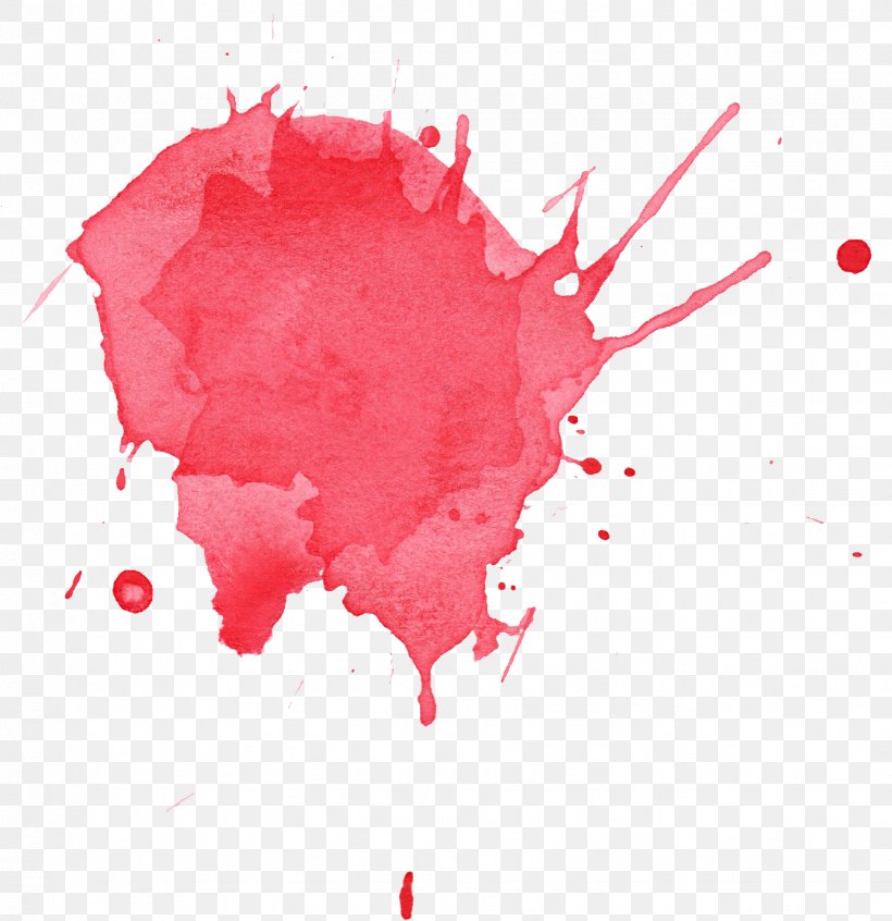 Watercolor Stain, PNG, 1336x1379px, Watercolor Painting, Color, Ink, Paint, Pink Download Free