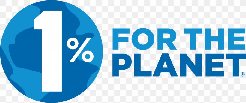 One Percent For The Planet Logo Organization Business, PNG, 1291x541px, One Percent For The Planet, Area, Blue, Brand, Business Download Free