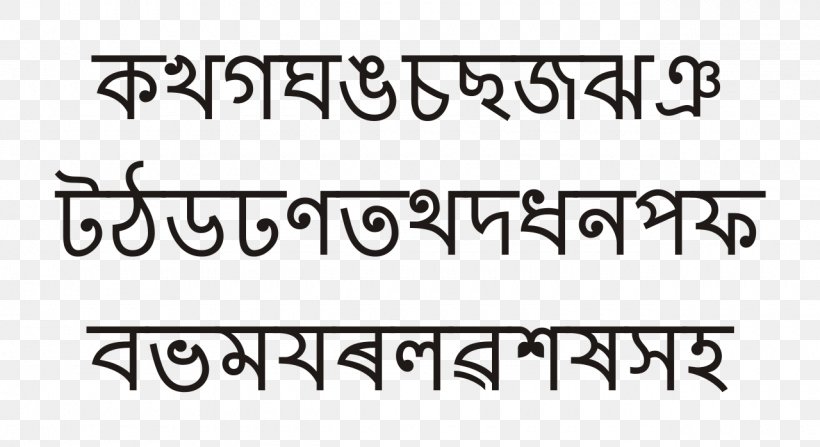 Assamese Alphabet Eastern Nagari Script Bengali Alphabet Letter, PNG, 1280x698px, Assamese Alphabet, Alphabet, Area, Assamese, Balinese Alphabet Download Free