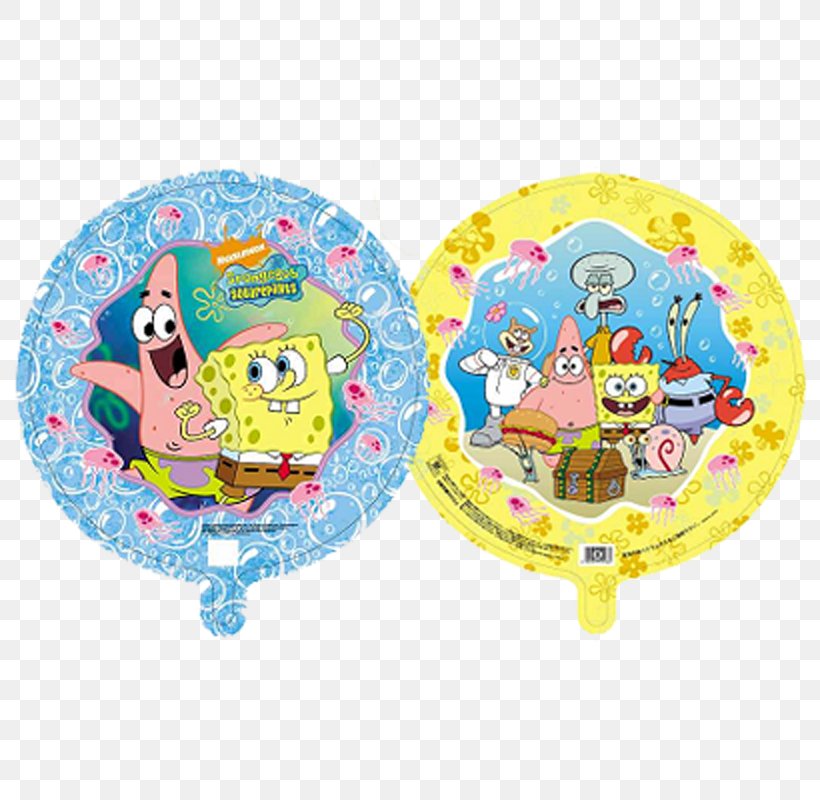 Balloon Character Bob Cut SpongeBob SquarePants, PNG, 800x800px, Balloon, Bob Cut, Character, Party Supply, Spongebob Squarepants Download Free