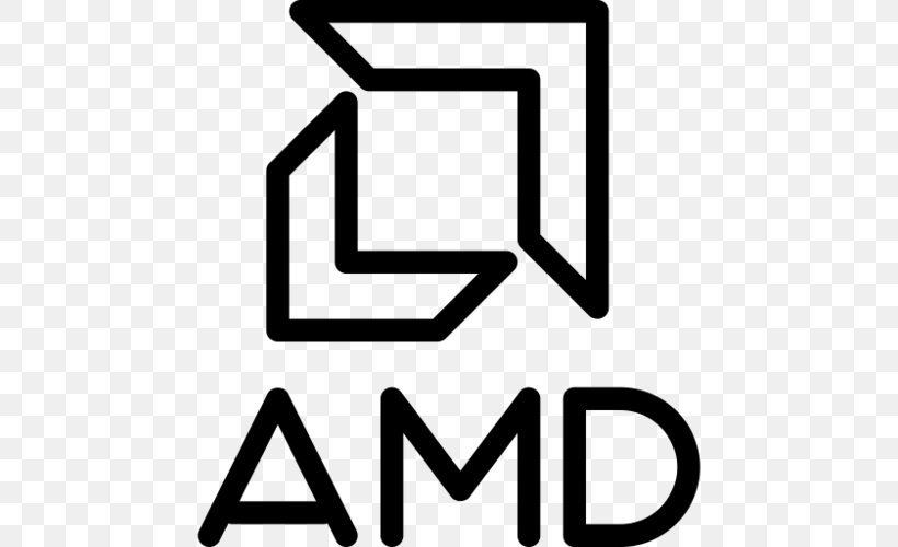 Advanced Micro Devices Clip Art, PNG, 500x500px, Advanced Micro Devices, Area, Black And White, Brand, Computer Program Download Free