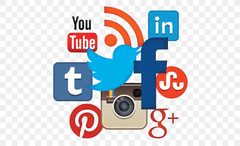 Social Media Digital Marketing Online Advertising, PNG, 500x500px, Social Media, Area, Brand, Business, Communication Download Free