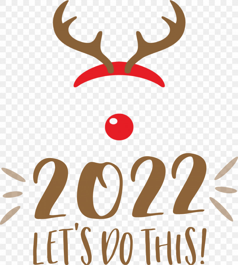 2022 New Year 2022 New Start 2022 Begin, PNG, 2694x3000px, Reindeer, Antler, Biology, Geometry, Line Download Free