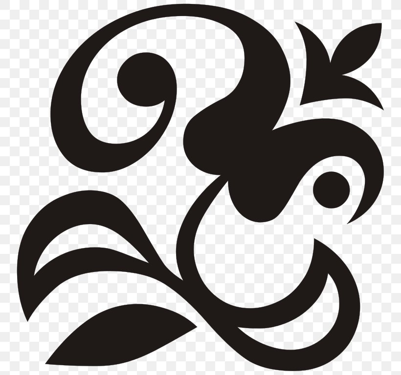 Hotel Suave Patria Ornament Stencil, PNG, 768x768px, Ornament, Art, Black And White, Flower, Logo Download Free