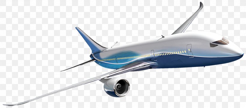 Aircraft Boeing 787 Dreamliner Airplane Flight Boeing 747, PNG, 980x431px, Aircraft, Aerospace, Aerospace Engineering, Air Travel, Airbus Download Free