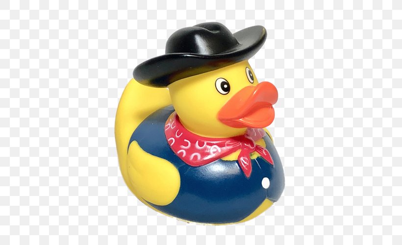 Rubber Duck Cowboy Hat Natural Rubber, PNG, 500x500px, Duck, Bird, Black Hat Briefings, Cowboy, Cowboy Hat Download Free