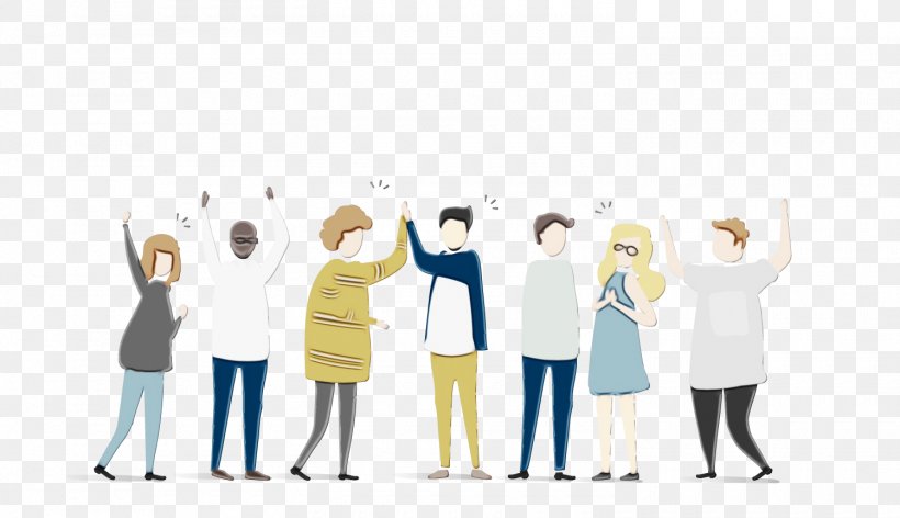 Social Group People Community Gesture Team, PNG, 1500x864px, Watercolor, Animation, Community, Gesture, Paint Download Free