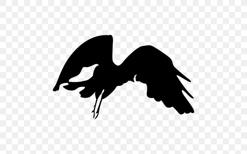 Bird Beak Flight Clip Art, PNG, 512x512px, Bird, Beak, Bird Of Prey, Black, Black And White Download Free