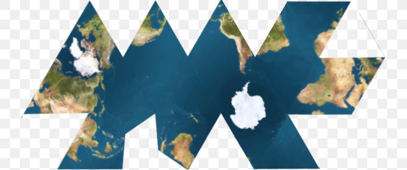 Dymaxion Map World Map Map Projection, PNG, 736x344px, Dymaxion, Bernard J S Cahill, Buckminster Fuller, Cartography, Dymaxion Map Download Free