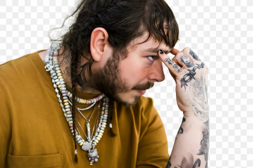 Microphone Cartoon, PNG, 2452x1632px, Post Malone, Alcohol, Beard, Black Hair, Ear Download Free