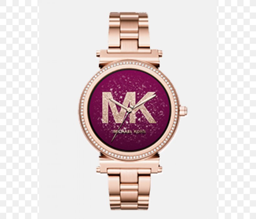 Michael Kors Access Sofie Smartwatch, PNG, 700x700px, Michael Kors Access Sofie, Android, Brand, Fashion, Magenta Download Free
