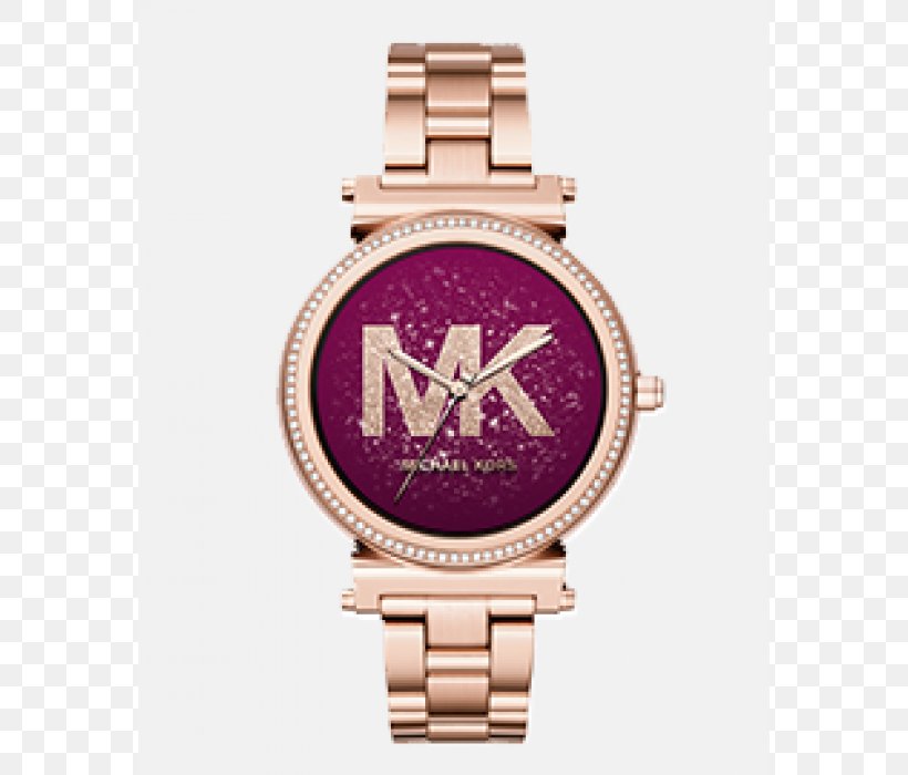 Michael Kors Access Sofie Smartwatch, PNG, 700x700px, Michael Kors Access  Sofie, Android, Brand, Fashion, Magenta Download