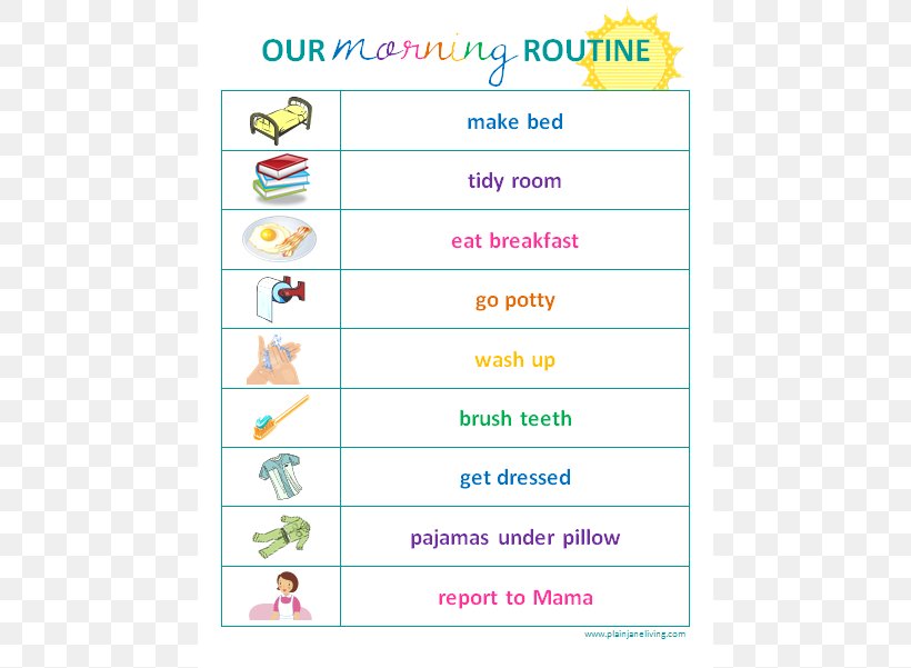Child Routine Chart