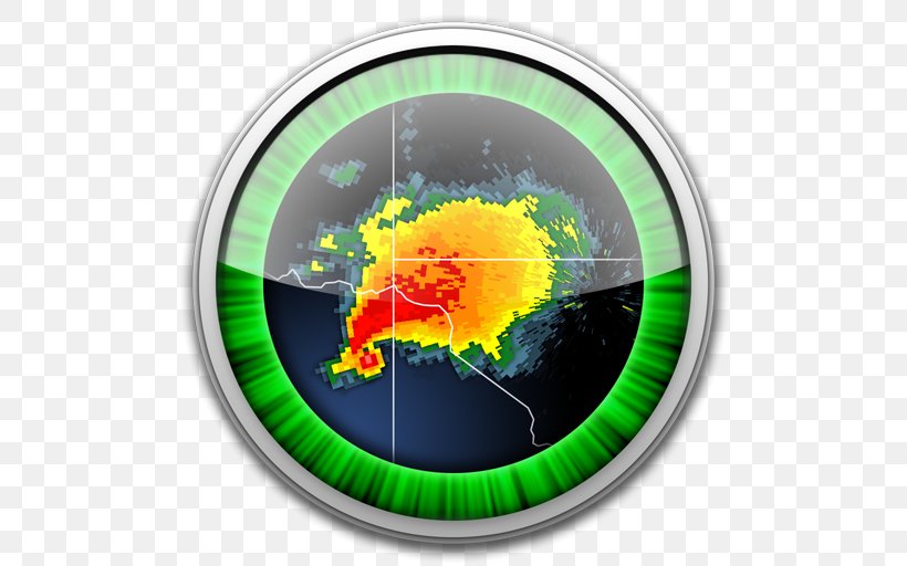 Weather Radar Weather Forecasting MacOS Tornado, PNG, 512x512px, Weather Radar, App Store, Apple, Badge, Flag Download Free