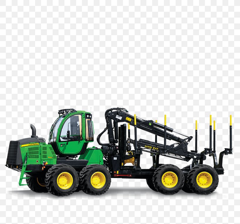 John Deere Forwarder Heavy Machinery Grader Forestry, PNG, 800x764px, John Deere, Agricultural Machinery, Automotive Wheel System, Construction, Construction Equipment Download Free