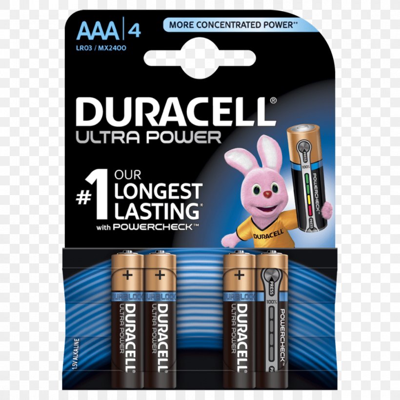 AAA Battery Duracell Alkaline Battery Electric Battery, PNG, 1000x1000px, Aaa Battery, Aa Battery, Alkaline Battery, Battery, Battery Pack Download Free