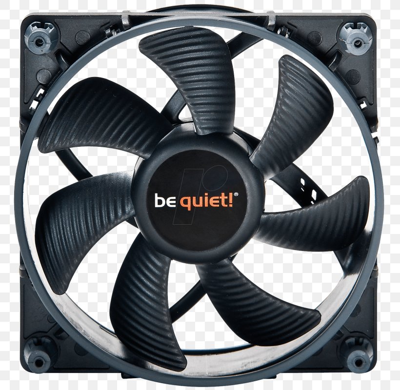 Be Quiet Shadow Wings 2 PWM PC Fan Personal Computer Laptop, PNG, 800x800px, Fan, Antec, Be Quiet, Central Processing Unit, Computer Download Free
