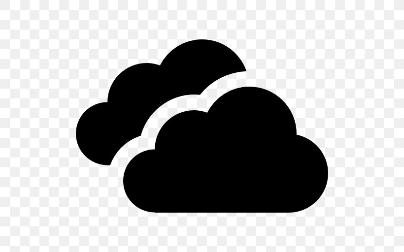 Clip Art Vector Graphics Cloud, PNG, 512x512px, Cloud, Black, Blackandwhite, Cloud Computing, Heart Download Free