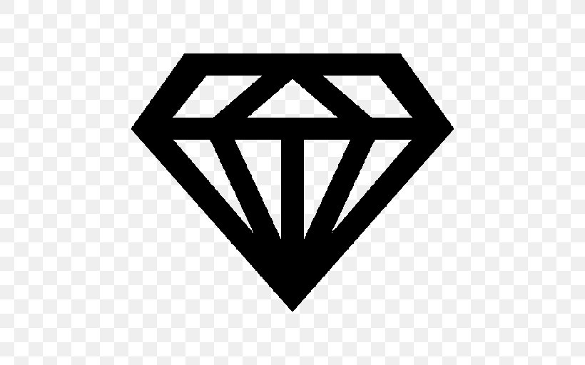 Diamond Shape, PNG, 512x512px, Jewellery, Advertising, Area, Black, Black And White Download Free