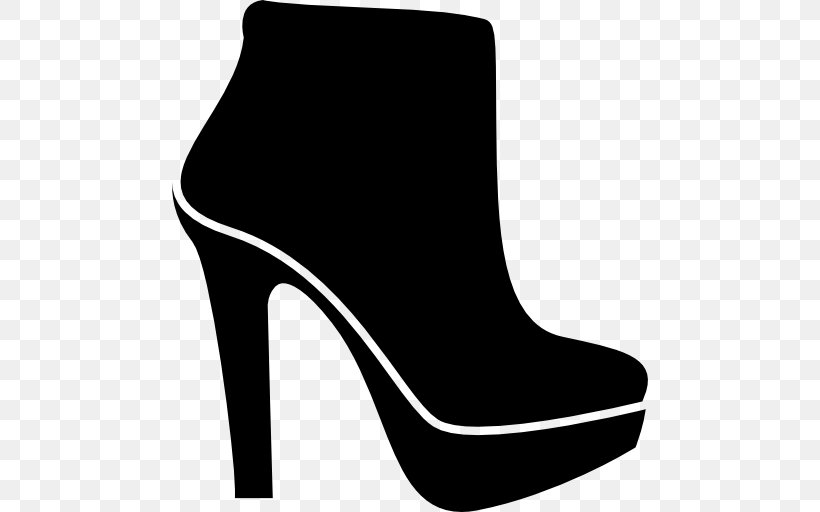 High-heeled Shoe Absatz Footwear, PNG, 512x512px, Highheeled Shoe, Absatz, Basic Pump, Black, Black And White Download Free