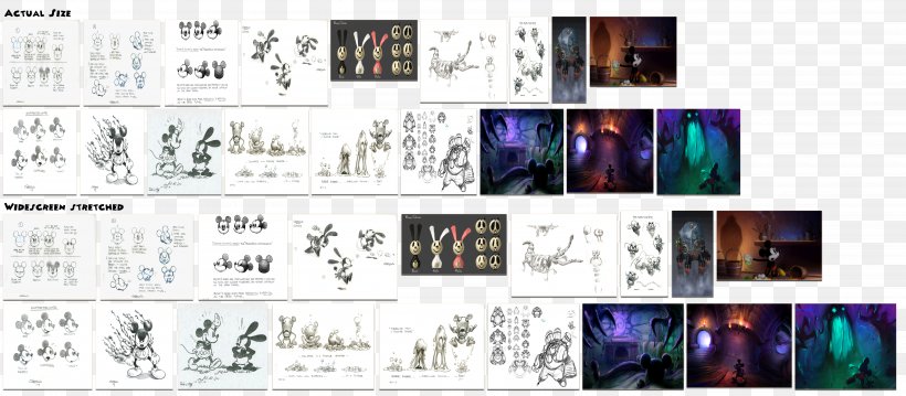 Epic Mickey Concept Art Brand Font, PNG, 5244x2300px, Epic Mickey, Art, Brand, Concept, Concept Art Download Free