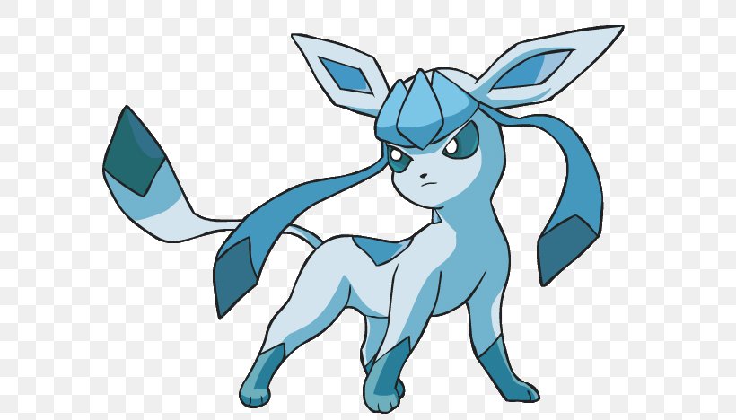 Pokémon Diamond And Pearl Glaceon Eevee Leafeon, PNG, 610x468px, Glaceon, Animal Figure, Artwork, Carnivoran, Dog Like Mammal Download Free