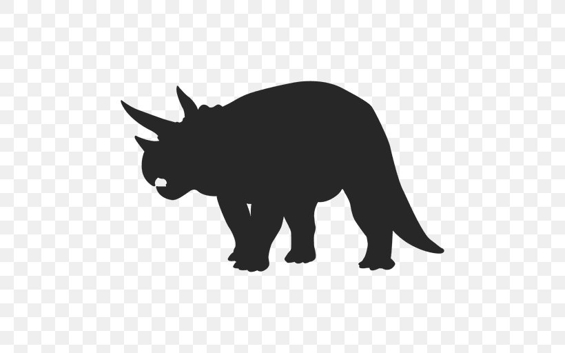 Triceratops Deinonychus Dinosaur Lambeosaurus Bird, PNG, 512x512px, Triceratops, Animal, Bear, Bird, Black And White Download Free