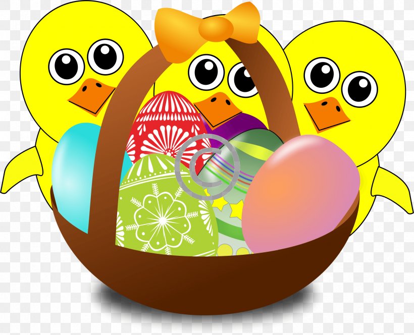 Easter Egg Chicken Easter Bunny, PNG, 2400x1946px, Easter Egg, Basket, Beak, Cartoon, Chicken Download Free