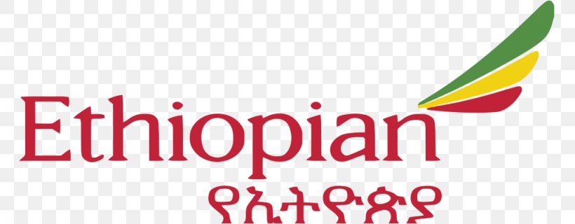 Ethiopian Airlines Flight Logo Business, PNG, 1024x400px, Ethiopian Airlines, Airline, Area, Brand, Business Download Free