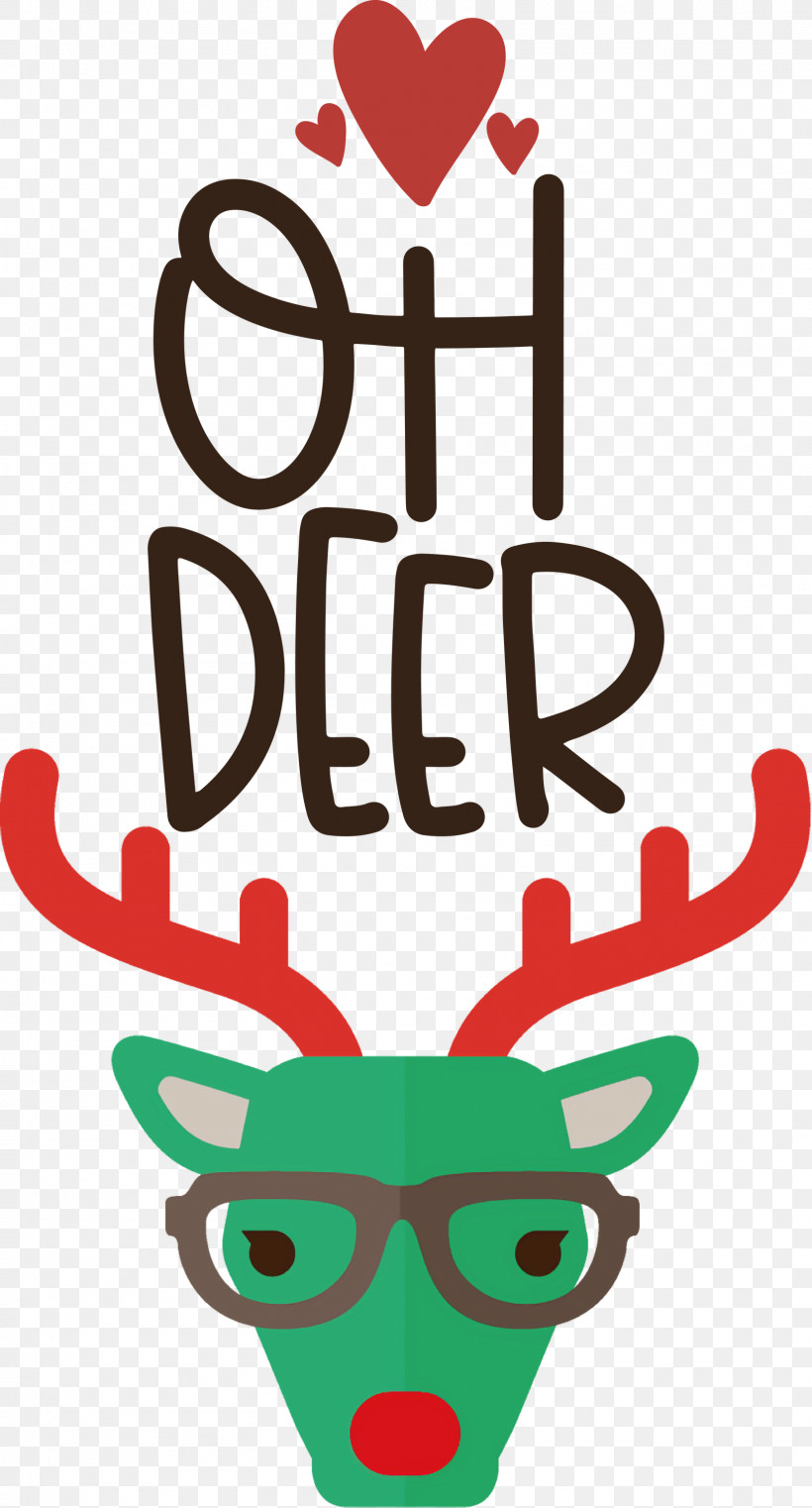 OH Deer Rudolph Christmas, PNG, 1616x3000px, Oh Deer, Antler, Christmas, Deer, Logo Download Free