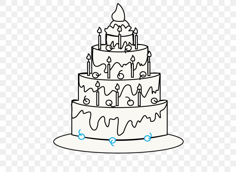 Birthday Cake Wedding Cake Drawing Cupcake, PNG, 678x600px, Birthday Cake, Area, Art, Baker, Birthday Download Free