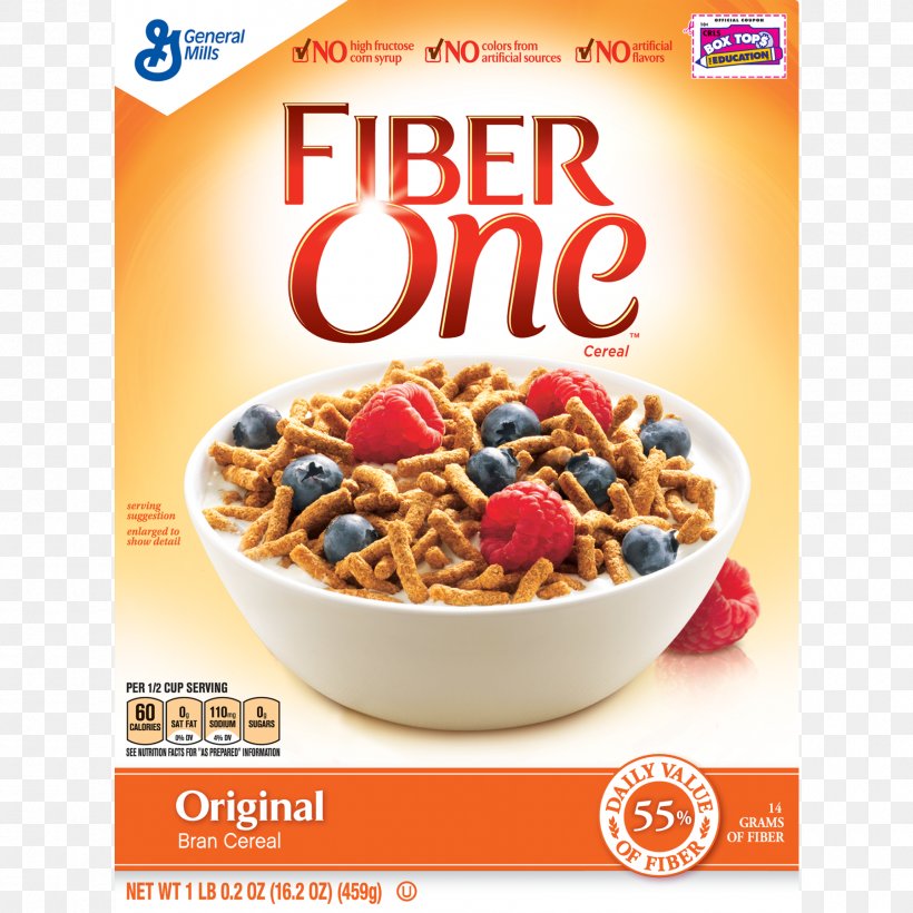 Breakfast Cereal General Mills Fiber One Bran Cereal General Mills Fiber One Ready-to-eat Honey Clusters Cereals Whole Grain, PNG, 1800x1800px, Breakfast Cereal, Allbran, Bran, Breakfast, Cereal Download Free
