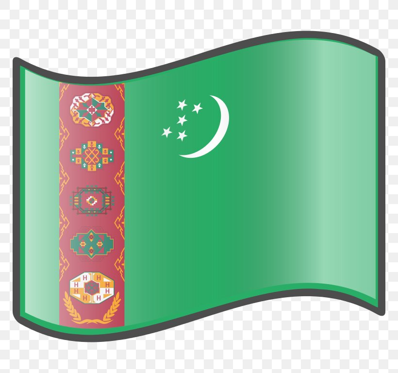 Flag Of Turkmenistan Green, PNG, 768x768px, Turkmenistan, Flag, Flag Of Turkmenistan, Green, Mouse Mats Download Free