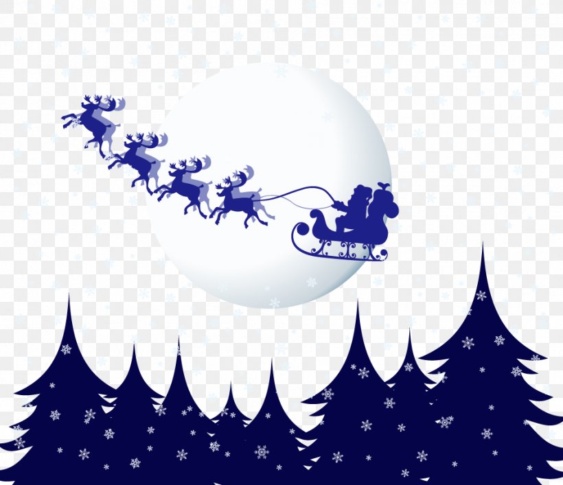 Vector Illustration Christmas Eve, PNG, 945x815px, Christmas, Blue, Border, Christmas And Holiday Season, Christmas Eve Download Free
