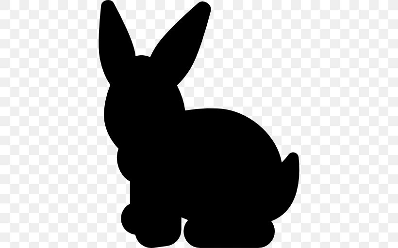 Domestic Rabbit Hare Clip Art, PNG, 512x512px, Domestic Rabbit, Black, Black And White, Carnivoran, Dog Download Free
