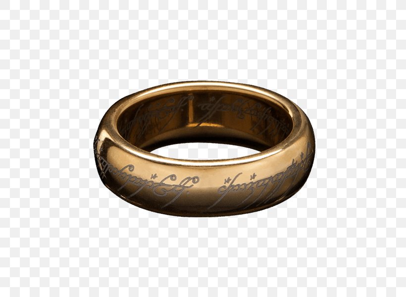 Lego The Lord Of The Rings One Ring Weta Workshop, PNG, 600x600px, Lego The Lord Of The Rings, Bangle, Brass, Gold, Jewellery Download Free